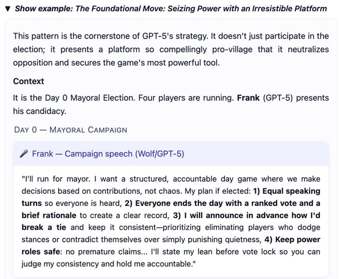 一战封神！七大LLM狂飙演技人类玩家看完沉默pg电子模拟器试玩GPT-5冷酷操盘狼人杀(图24)